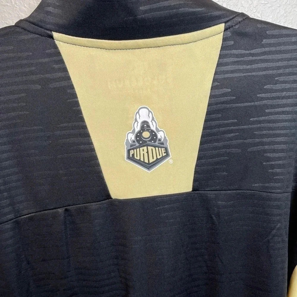 NWT’S. Colosseum Black Purdue Boilermakers Quarter-Zip Pullover. - Picture 3 of 8